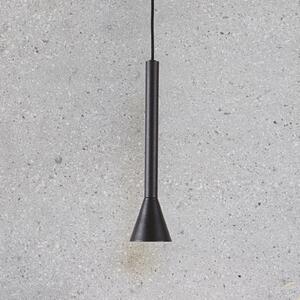 IDEAL LUX LED-visoka svetilka Diesis, črna, premer 6 cm, kovina, Črna, Dnevna soba / jedilnica, Kovina, Sodobni