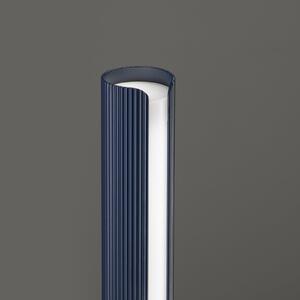 IDEAL LUX LED namizna svetilka Dorica, modra, višina 25 cm, zatemnjen, Modra, Dnevna soba / jedilnica, Aluminij, Sodobni