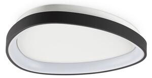 IDEAL LUX LED-stropna svetilka Gemini, črna, 42 cm, 2700 K, vklop/izklop, Črna, Dnevna soba / jedilnica, Kovina, Sodobni