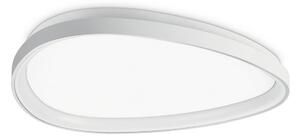 IDEAL LUX LED-stropna svetilka Gemini, bela, 61 cm, 4000 K, vklop/izklop, Bela, Dnevna soba / jedilnica, Kovina, Sodobni