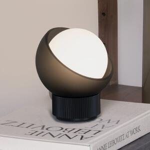 IDEAL LUX Namizna svetilka Bloom, črna/temno siva, višina 13 cm, Črna, Dnevna soba / jedilnica, Kovina, Sodobni