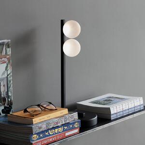 IDEAL LUX Namizna svetilka Binomio, črna, višina 38 cm, kovinska, Črna, Dnevna soba / jedilnica, Kovina, Sodobni