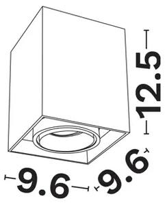 Talna svetilka RENDE BELA GU10 1x10 W IP20 AC220-240 V NL9030428