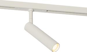 Moderni beli reflektor za enofazni tirni sistem - Slimline Uzzy