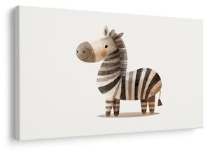 Slika prisrčna risana zebra