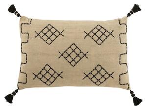 J-Line Bombažna dekorativna blazina J-Line 59 x 37,5 x 13,5 cm