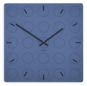 Stenska ura Luxhora Circula Dark Blue 10 barv kazalcev