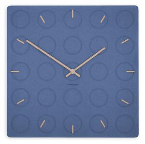 Stenska ura Luxhora Circula Dark Blue 10 barv kazalcev