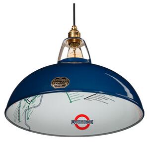 CooliconCoolicon - Large 1933 Design Obesek Svetilka Piccadilly Line Blue Coolicon