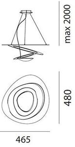 ArtemideArtemide - Pirce Micro LED Obesek Svetilka Bela Artemide