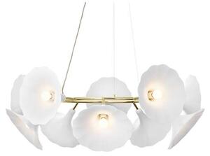 NuuraNuura - Petalii 10 Lestenec White/Polished Brass Nuura