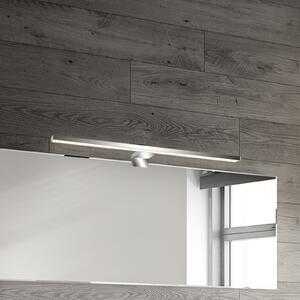 Briloner LED-ogledalo Dun 2 v 1, krom, IP44, dolžina 50 cm, Kovinska, Kopalnica, Plastika, Sodobni