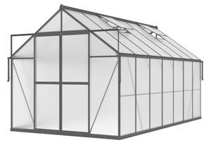 Staklenik polikarbonatni 244x429cm crni - Cultivo