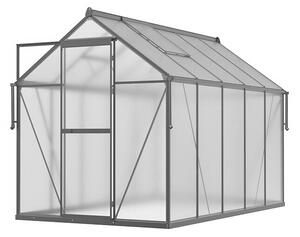 Staklenik polikarbonatni 183x303cm crni - Cultivo