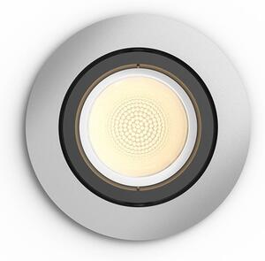 Philips HuePhilips Hue - Centura Recessed Alu Okrogla Modra tooth Bela/Color Amb. Philips Hue