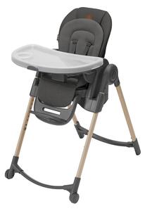 STOLČEK ZA HRANJENJE MINLA 57/106/86 cm temno siva