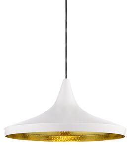 Tom Dixon - Beat Light Wide LED Obesek Svetilka Bela Tom Dixon