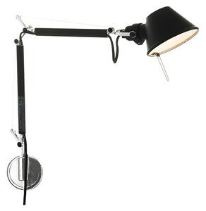 ArtemideArtemide - Tolomeo Micro Parete Stenska Svetilka Črna Artemide