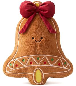 Okrasna blazina CHRISTMAS BELL 45 cm, rjava