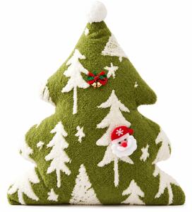 Okrasna blazina WINTER PINE 45 cm, zelena