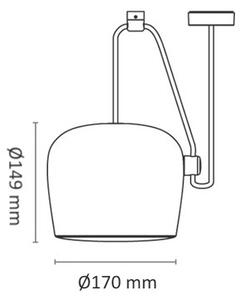 FlosFlos - Aim Small Obesek Svetilka brez Plug Bela Flos