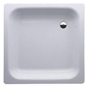 Sanicomfort Tuš kad (Do x Š: 80 x 80 cm, Jeklo, Bela, Premer odtočne odprtine: 52 mm)