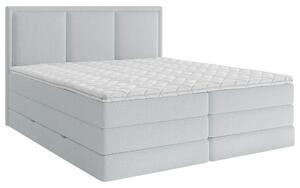 POSTELJA BOXSPRING 140 cm x 200 cm , tekstil svetlo modra