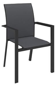 STOL aluminij svetlo siva, temno siva