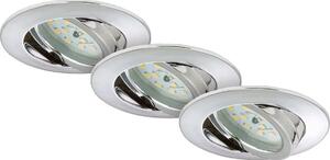 Briloner 7209-038 - SET 3x LED Kopalniška vgradna svetilka LED/5W/230V IP23