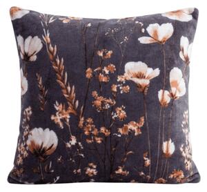 Obojestranska prevleka za blazino DUO SENSE ARVENA 45x45 cm mikropliš/flanela, temno siva