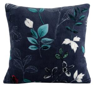 Dvostranska prevleka za vzglavnik DUO SENSE NOCTIFLORA 45x45 cm mikropliš/flanel, temno modra