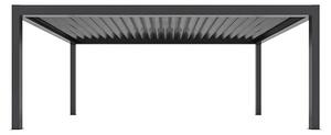 Pergola Bellano Cabrio S200 4x6 (Do x Š x V: 4.106 x 6.106 x 2.554 mm, Aluminij, Barva ogrodja: Antracit)