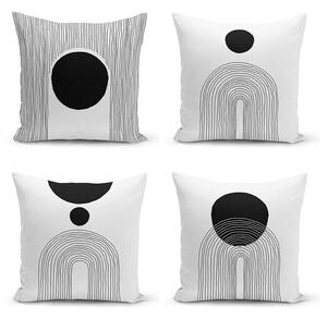 Prevleke za blazino v kompletu 4 ks 43x43 cm Simple Arch – Minimalist Cushion Covers