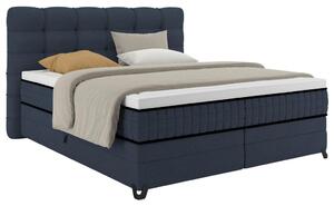 Premium Living Postelja Boxspring Carmen C, Modra, 160x200