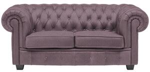 CHESTERFIELD ZOFA, sivovijolična tekstil