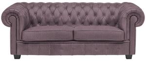 CHESTERFIELD ZOFA, sivovijolična tekstil