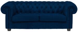 CHESTERFIELD ZOFA, modra tekstil