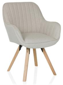 MID.YOU Naslanjač Scandi Soft, Krem Barva