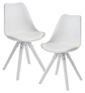 SET STOLOV, umetna masa, tekstil bela