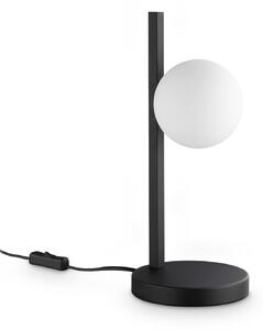 IDEAL LUX Namizna svetilka Binomio, črna, višina 38 cm, kovinska, Črna, Dnevna soba / jedilnica, Kovina, Sodobni