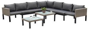 LOUNGE GARNITURA aluminij