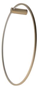 LED stenska svetilka Saturno, zlata, Ø 80 cm, kovina, 4.000 K