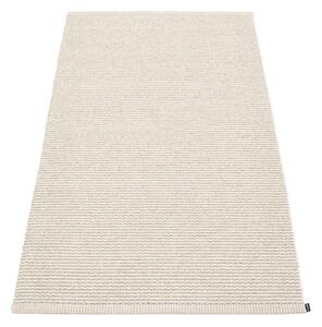 Kremno bela notranja in zunanja preproga 85x160 cm Mono Linen Vanilla – Pappelina