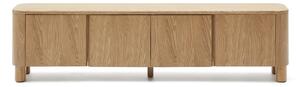 TV omarica v jesenovem dekorju v naravni barvi 200x52x40 cm Salaya – Kave Home