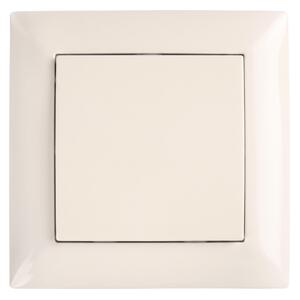 Enojno Stikalo z Okvirjem OSTE JNH006-W BEIGE