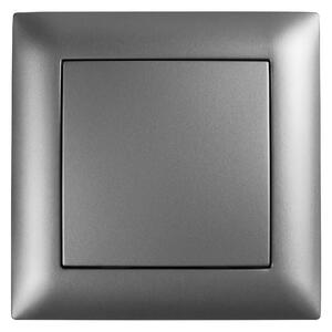 Enojno Stikalo z Okvirjem OSTE JNH006-W GREY