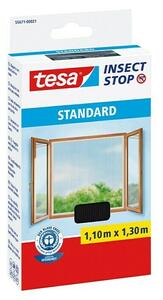 Tesa Insect Stop Rola iz steklenih vlaken Standard (Do x Š: 130 x 110 cm, Črne barve)
