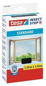Tesa Insect Stop Mreža za zaščito pred žuželkami Standard (Š x V: 130 x 150 cm, Montaža mreže proti mrčesu: Pritrditev z ježkom)
