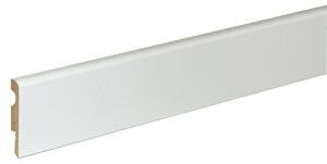Zaključna letev FU07L (240 cm x 10 mm x 58 mm, MDF, Bele barve, Prevlečeno s folijo)