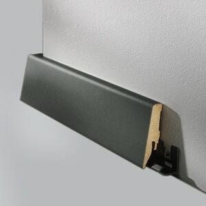 LOGOCLIC Zaključna letev K58 D Antracit (260 cm x 19 mm x 58 mm, MDF)